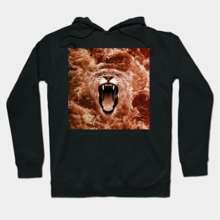 Lioness of The Jungle Fierce Zodiac Sign Graphic Design Leo Lion Hoodie